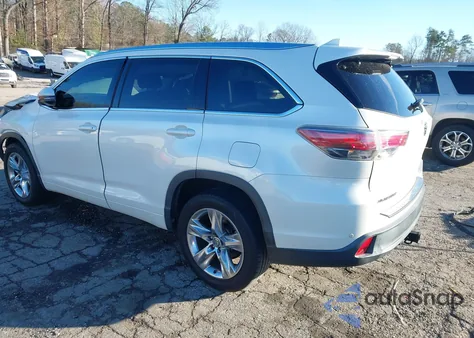 2015 Toyota Highlander Limited V6 from USA, damaged, VIN 5TDYKRFHXFS105780